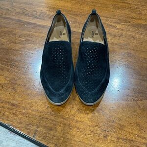 Susina Black Women’s Suede Loafers